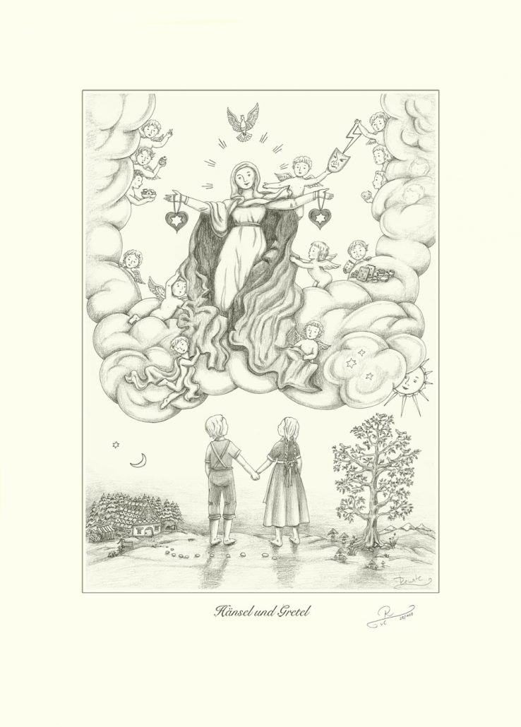 Hänsel und Gretel, Zeichnung