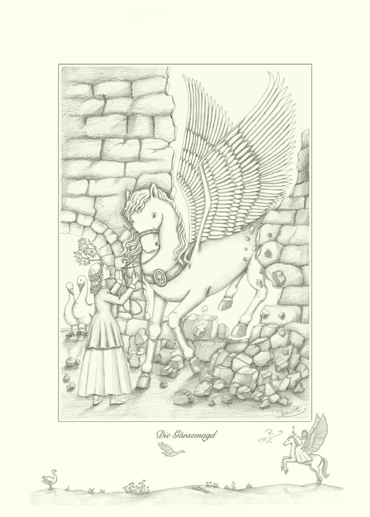 The Goose Girl - Unique piece
