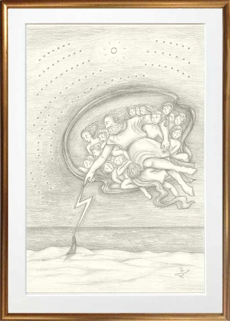 Der Mönch am Meer wird von seinem Gott berührt