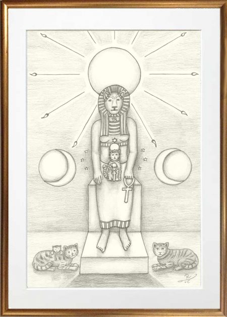 Sekhmet, Tochter des Re