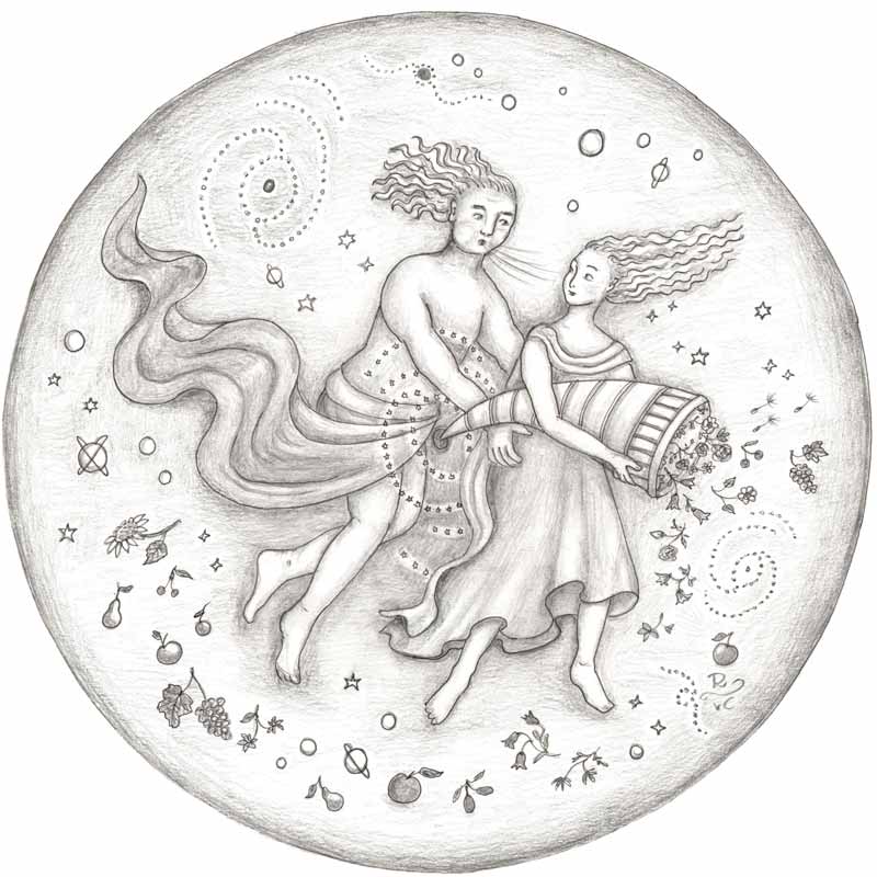 Die Entstehung einer Zeichnung